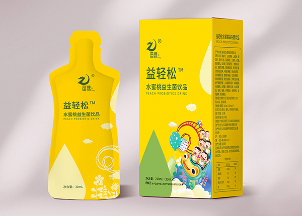 益輕松水蜜桃益生菌飲品