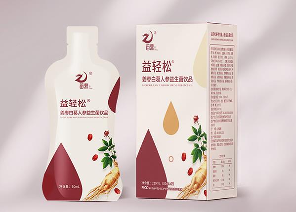 益輕松姜棗白葛人參益生菌飲品
